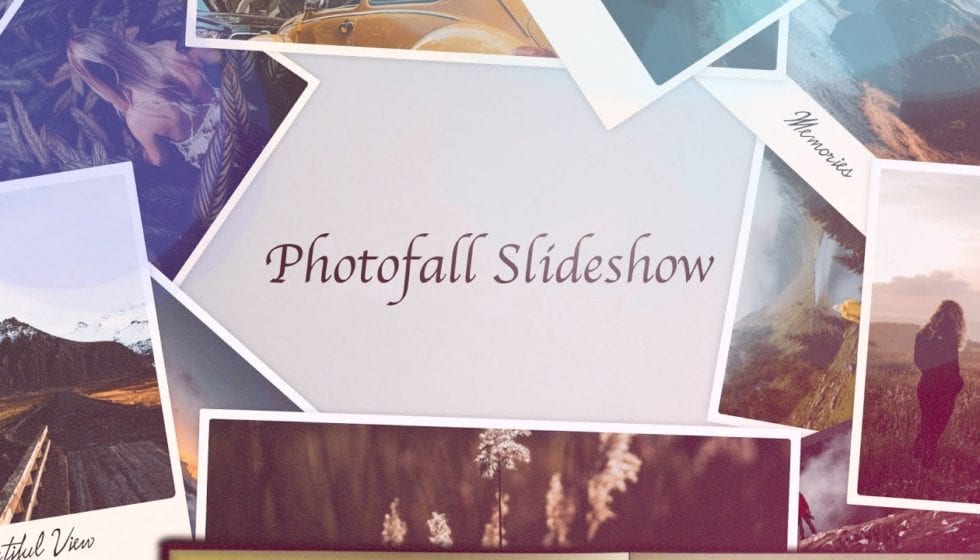 omotion Photofall Slideshow 日本語字幕付きチュートリアル