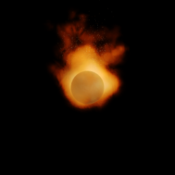 Flaming Sphere
