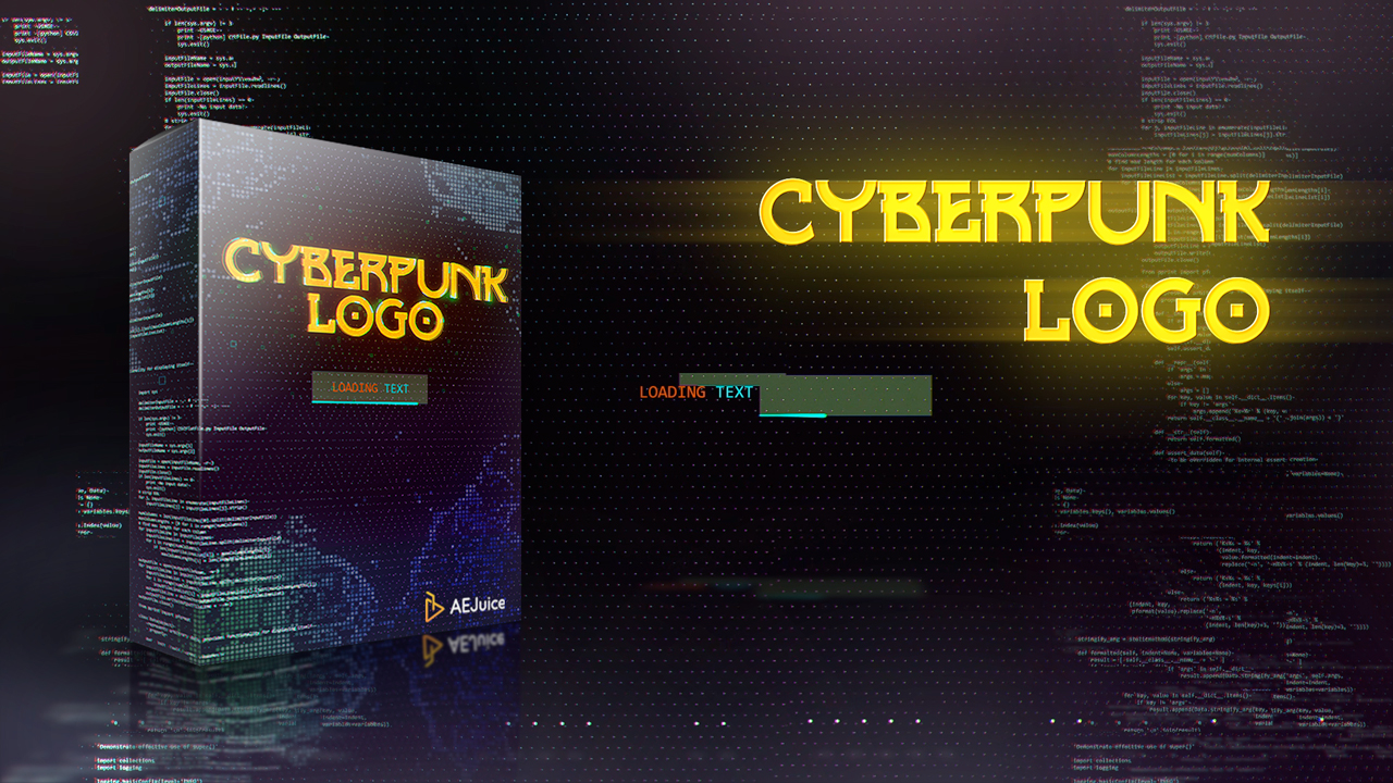 Cyberpunk logo animation фото 113