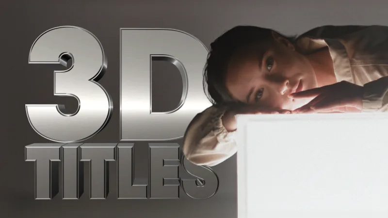 3Dテキスト