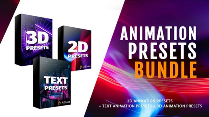 AEJuice Animation Presets Bundle 発売
